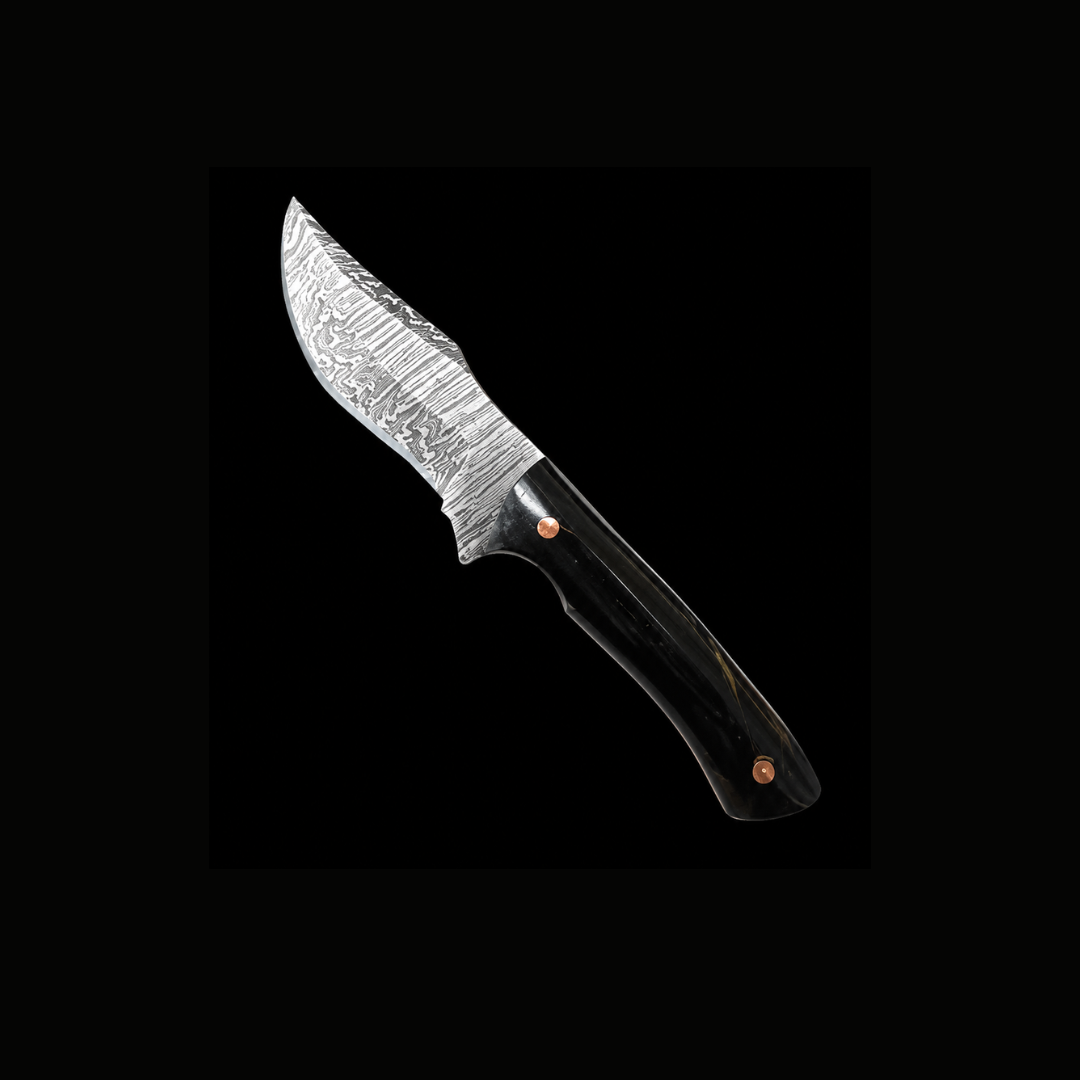RSR Mini | 4” Damascus Bowie Fixed Blade