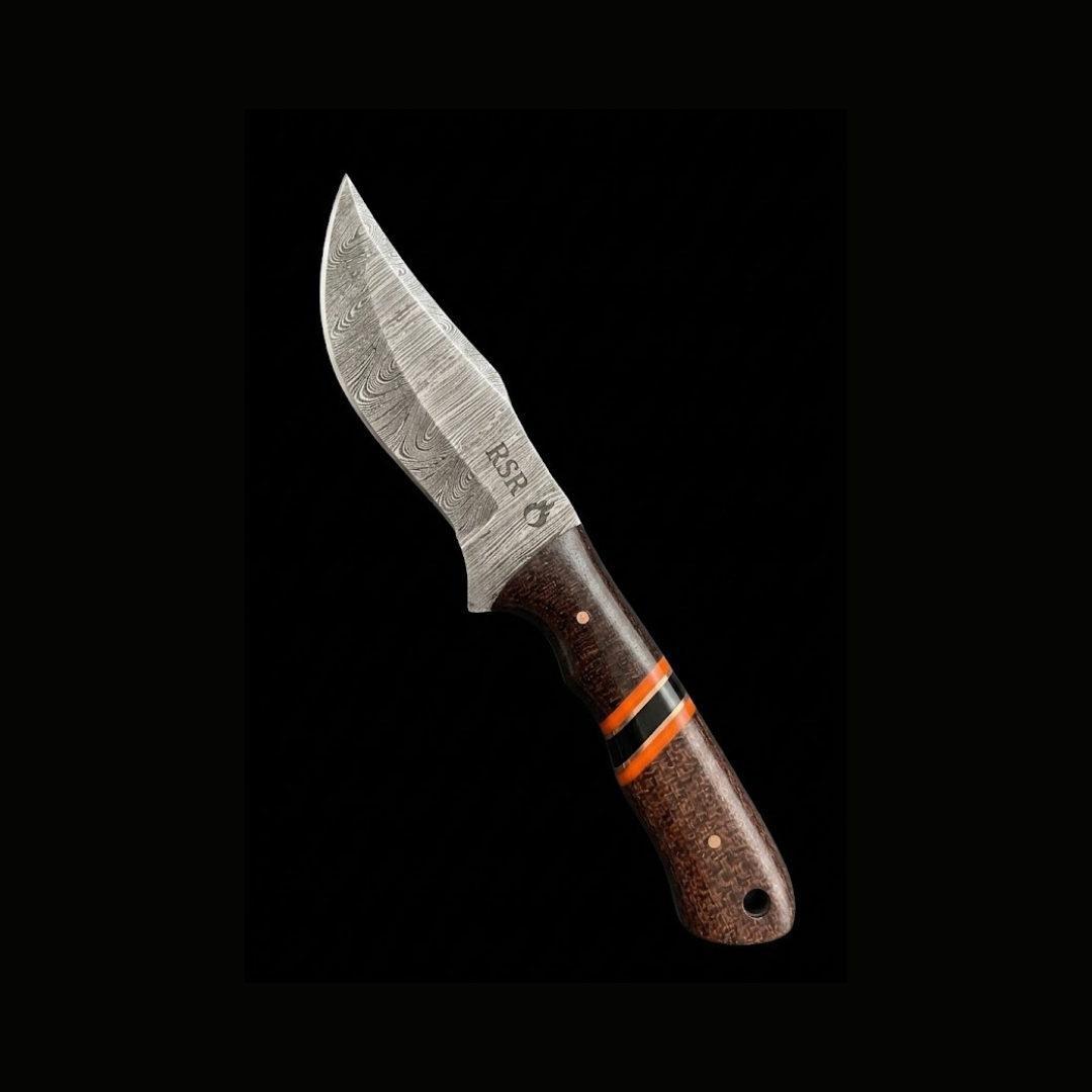 RSR Bowie | 8.25” Damascus Fixed Blade