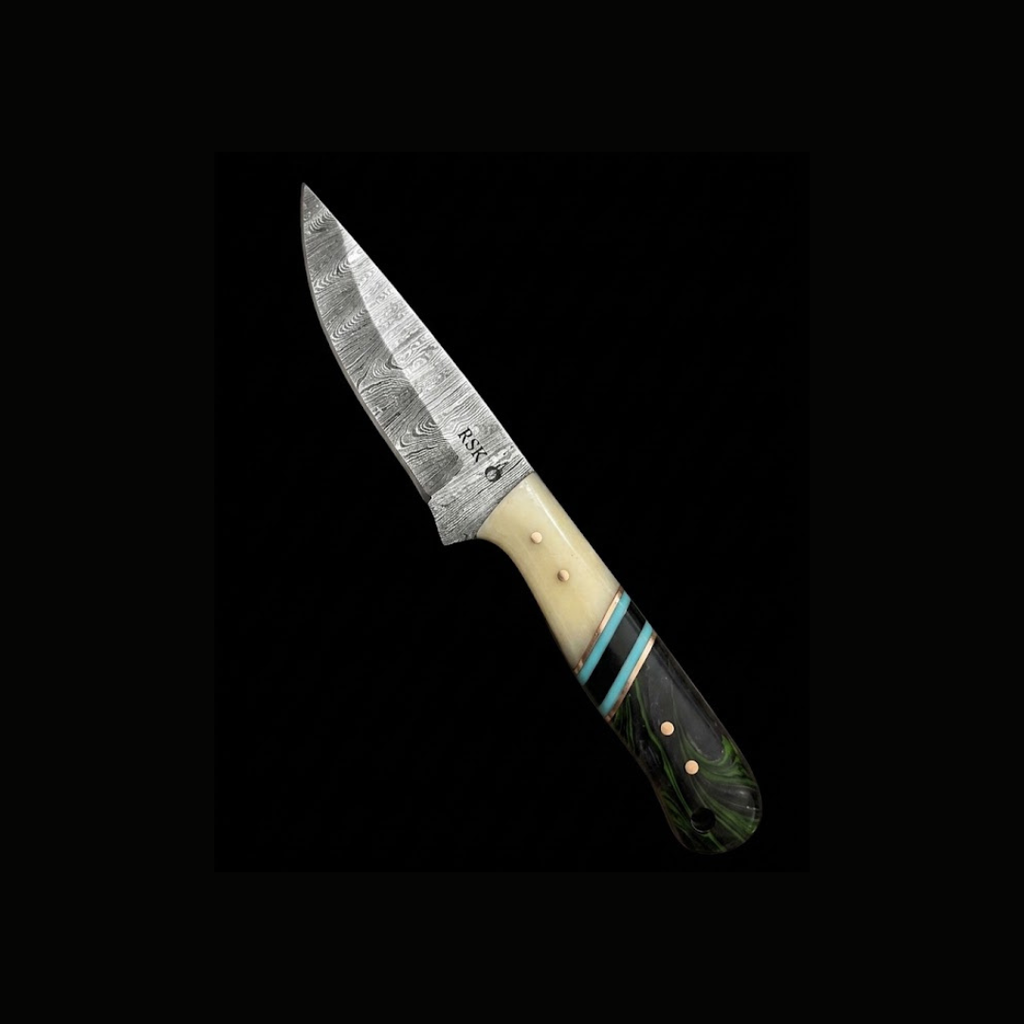 RSR Skinner | 8” Damascus Fixed Blade Knife