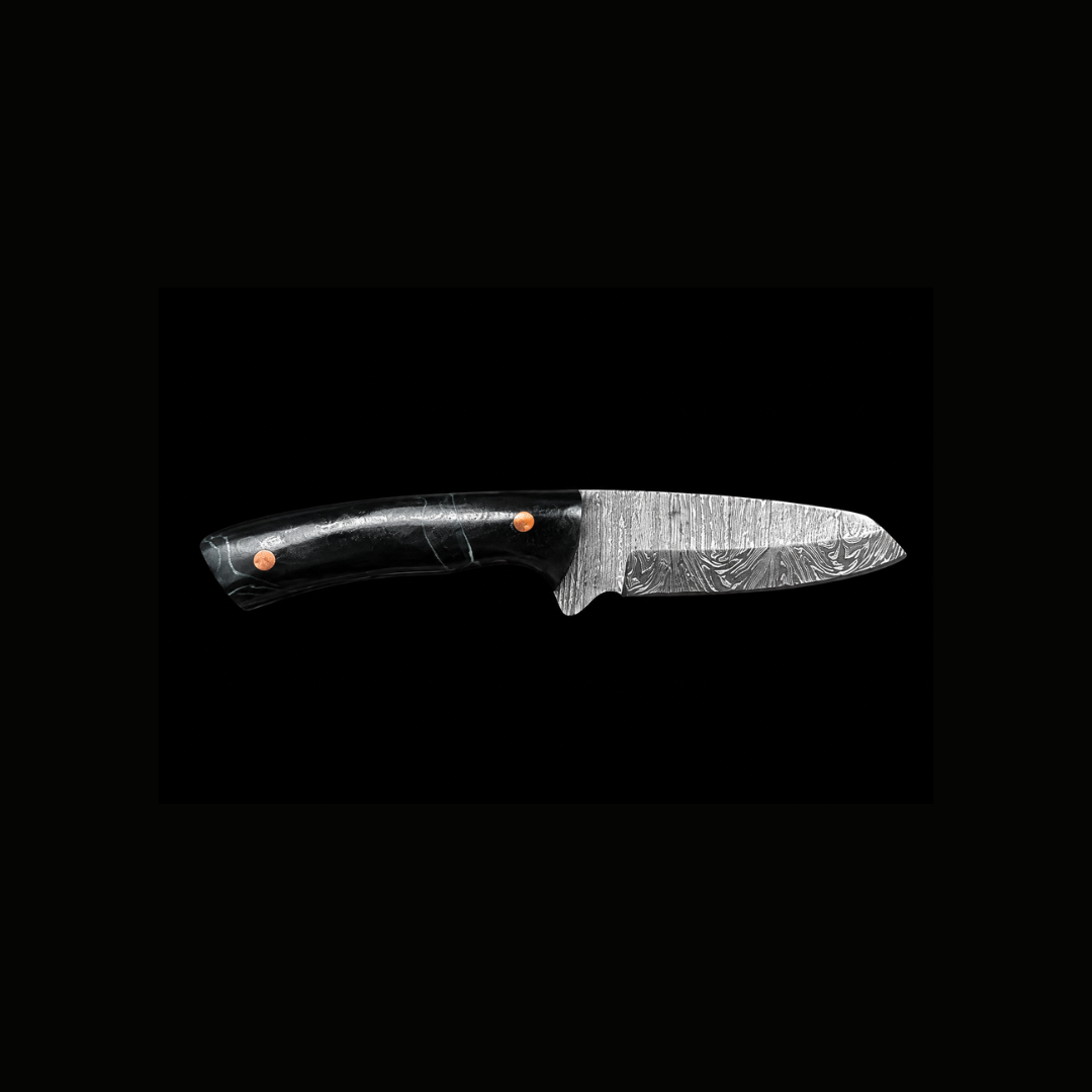 RSR Mini | 4” Damascus Sheepsfoot Fixed Blade