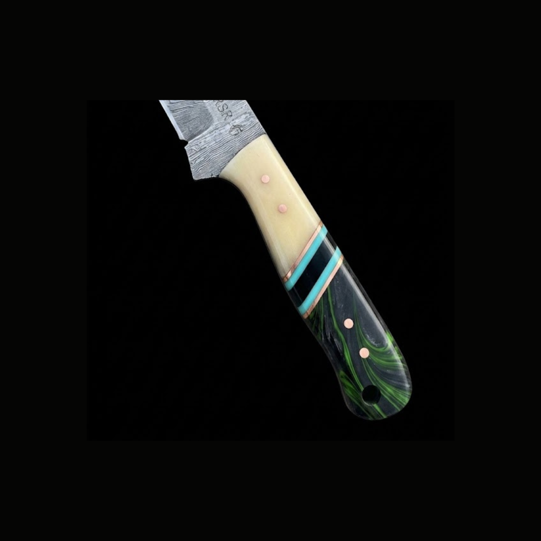 RSR Skinner | 8” Damascus Fixed Blade Knife