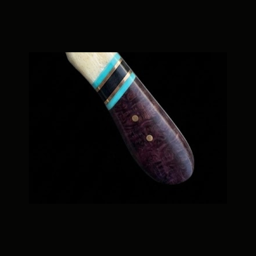 RSR Charlie Skinner | 8” Damascus Fixed Blade Knife