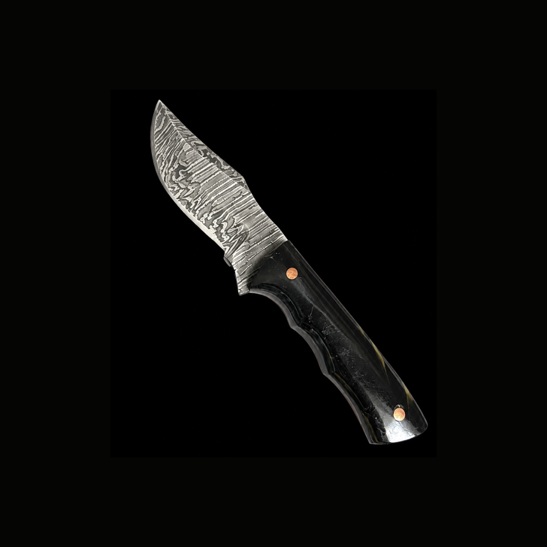 RSR Mini | 4” Damascus Bowie Fixed Blade