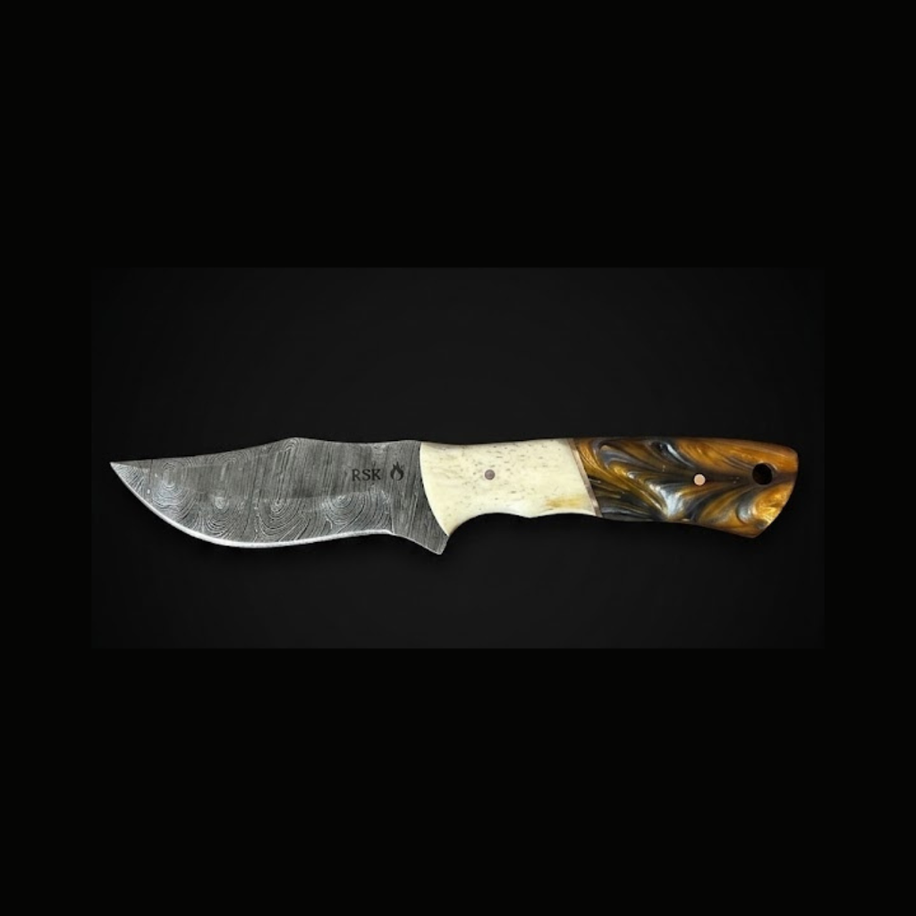 RSR Bowie | 8” Damascus Fixed Blade Knife