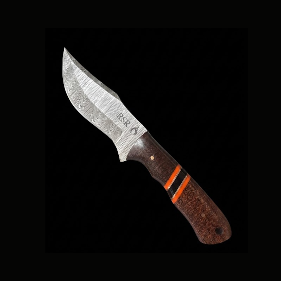 RSR Bowie | 8.25” Damascus Fixed Blade