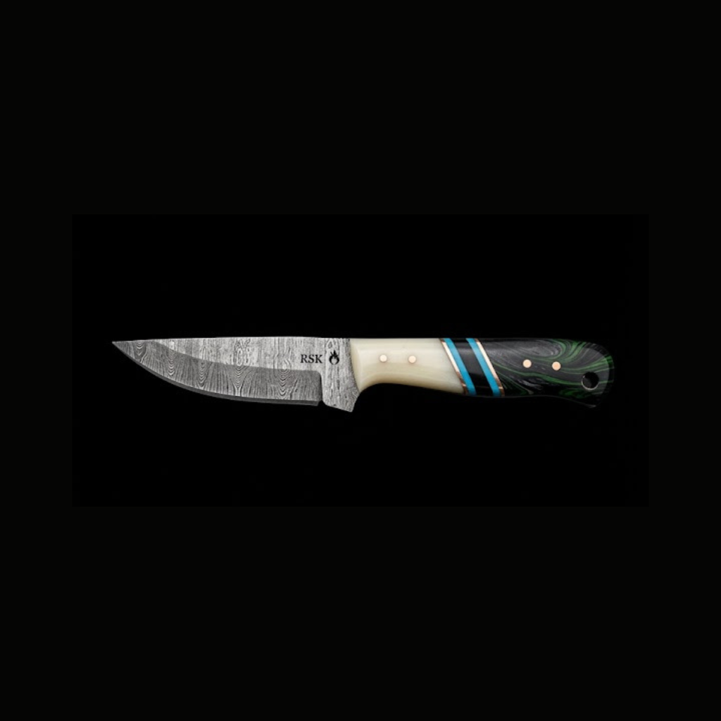 RSR Skinner | 8” Damascus Fixed Blade Knife