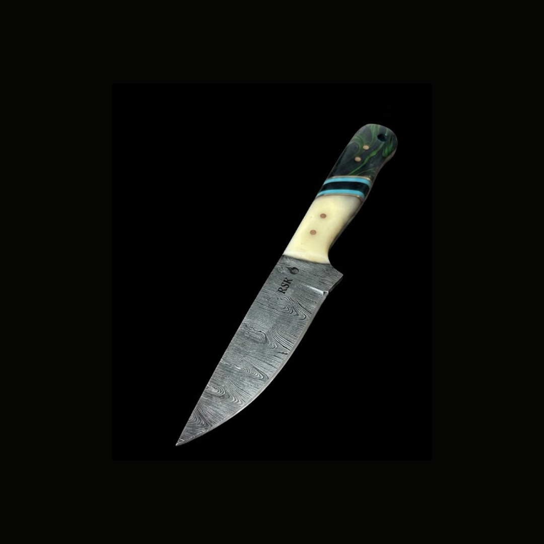 RSR Skinner | 8” Damascus Fixed Blade Knife