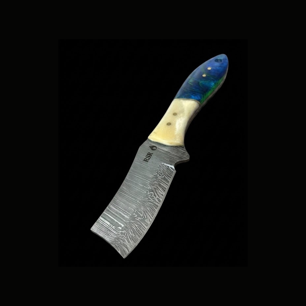 RSR Sheepsfoot | 8” Damascus Fixed Blade Knife