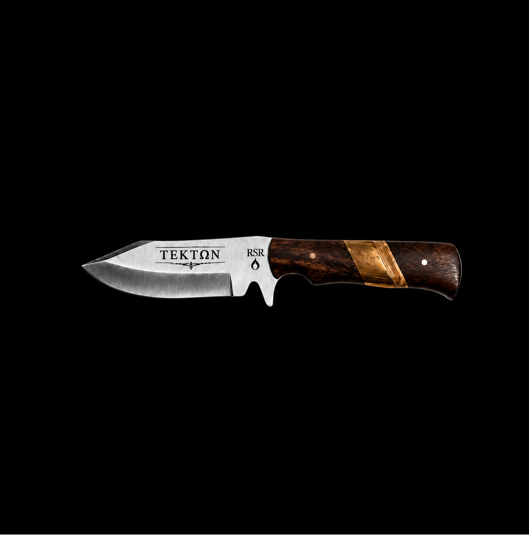 RSR The Carpenter — Faith Signature Series One | 9” D2 Shepherd’s Drop Point Skinner Knife