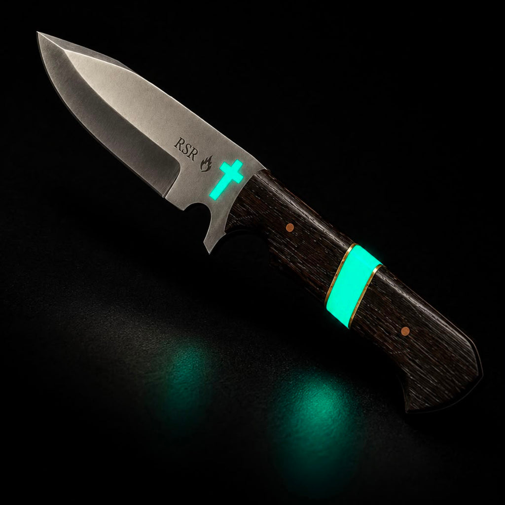 RSR Lumen Cross | 9” D2 Wenge Fixed Blade