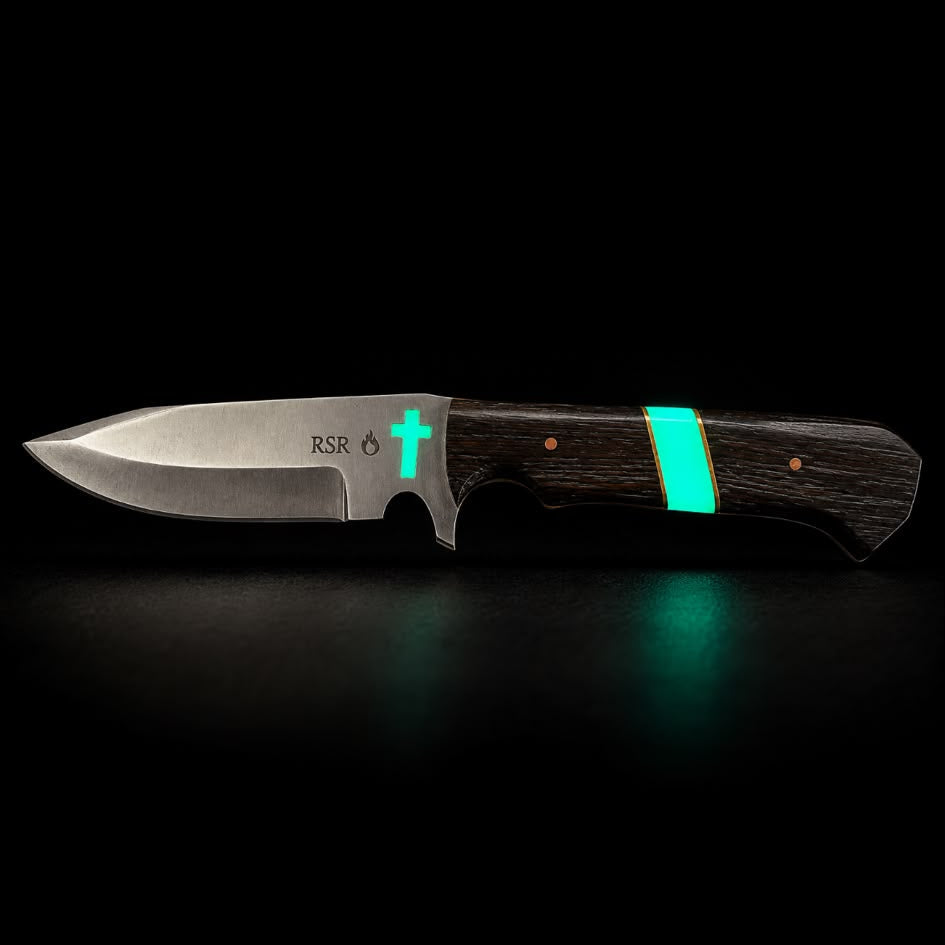 RSR Lumen Cross | 9” D2 Wenge Fixed Blade