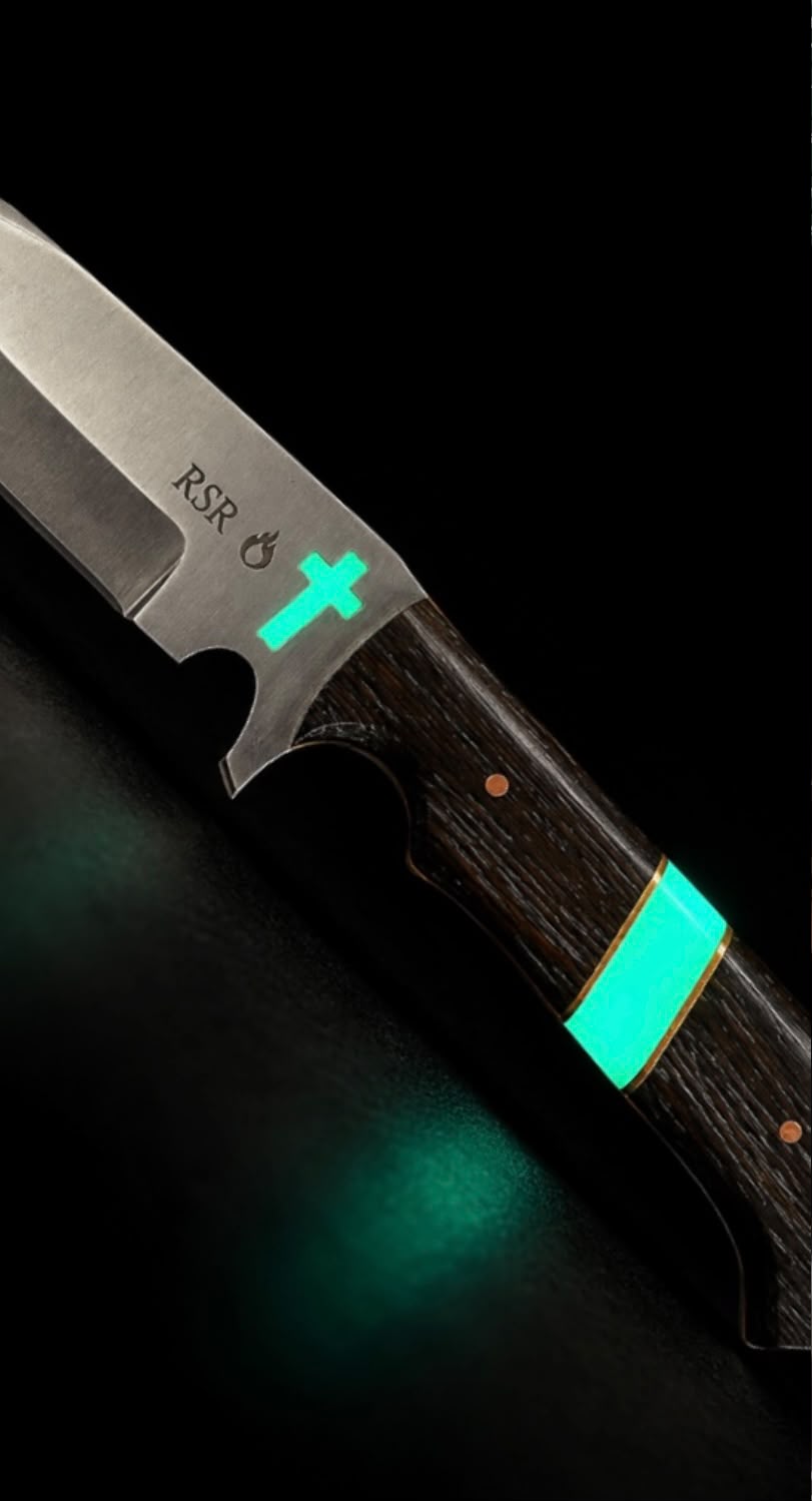 RSR Lumen Cross | 9” D2 Wenge Fixed Blade