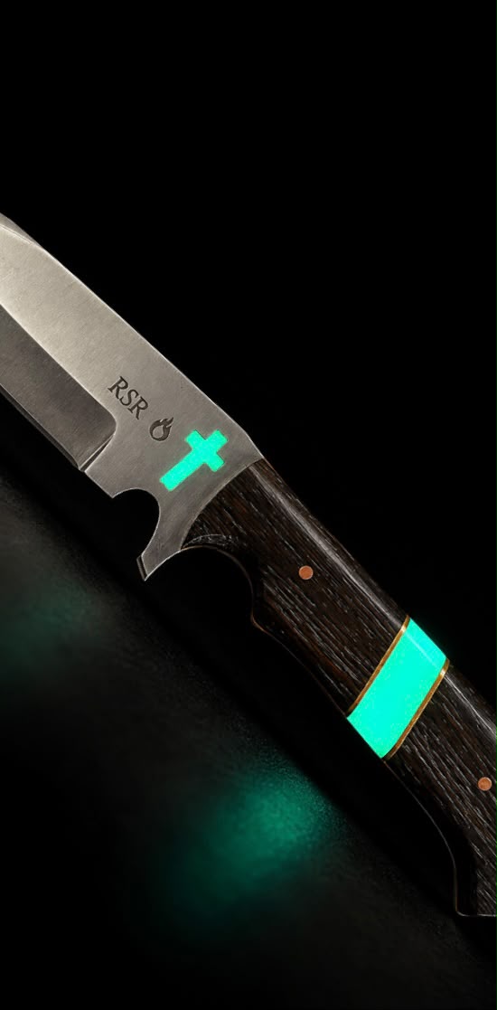 RSR Lumen Cross | 9” D2 Wenge Fixed Blade