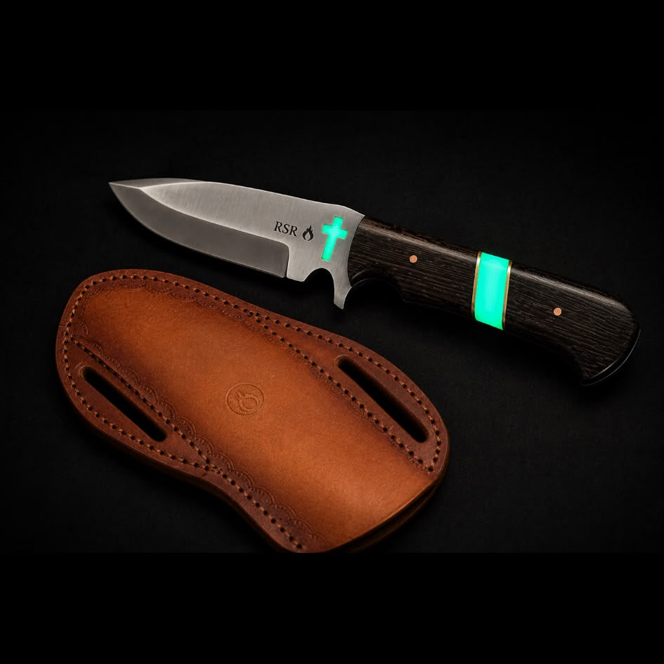 RSR Lumen Cross | 9” D2 Wenge Fixed Blade