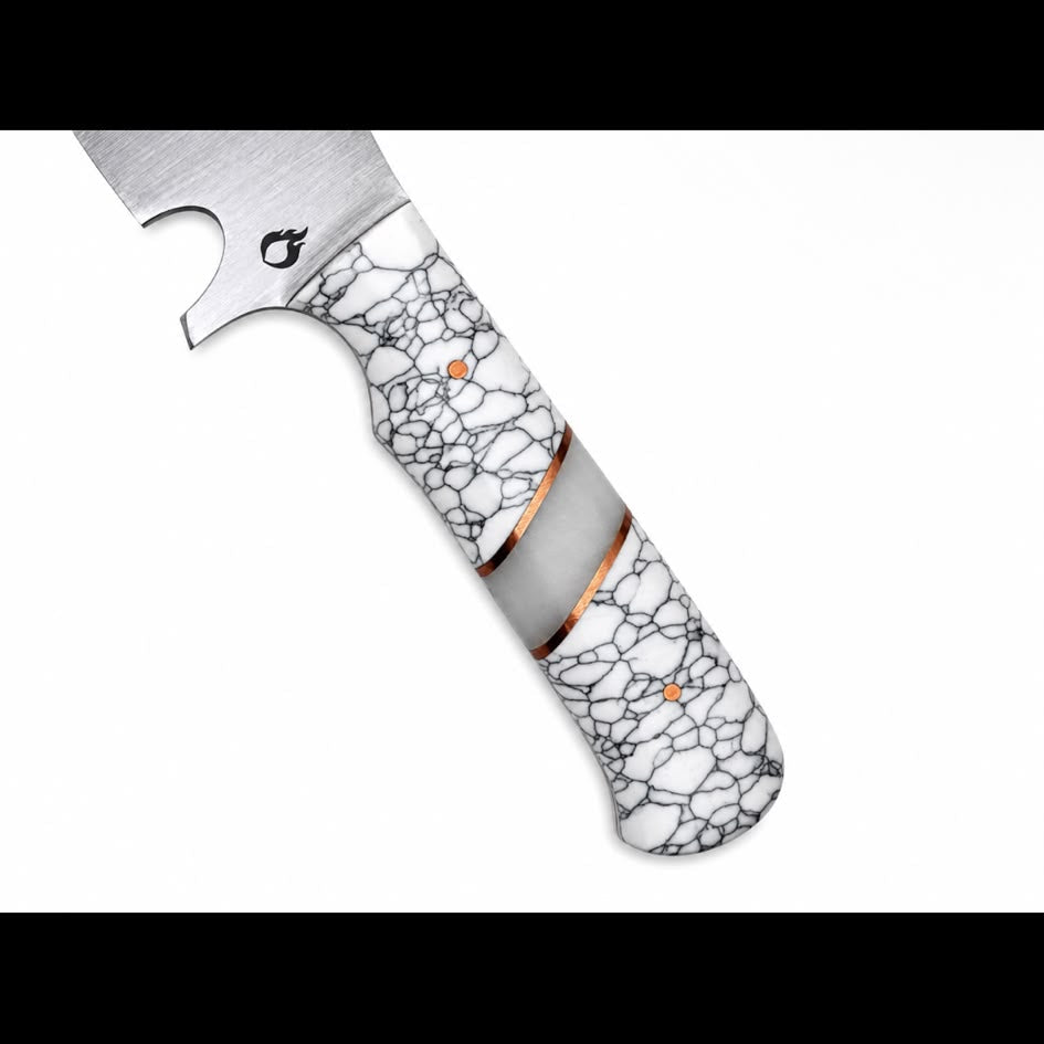 RSR Genesis — Faith Signature Series One | 9” D2 Shepherd’s Drop Point Skinner Knife