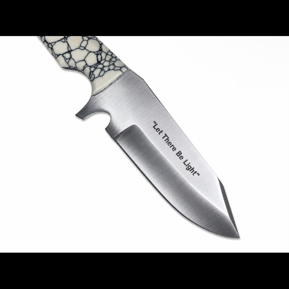 RSR Genesis — Faith Signature Series One | 9” D2 Shepherd’s Drop Point Skinner Knife