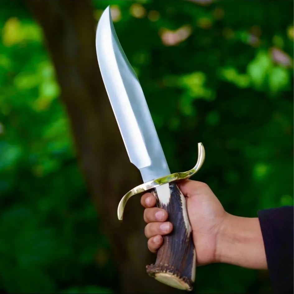 Factory Stagi 16” Original Stag Handle Fixed Blade