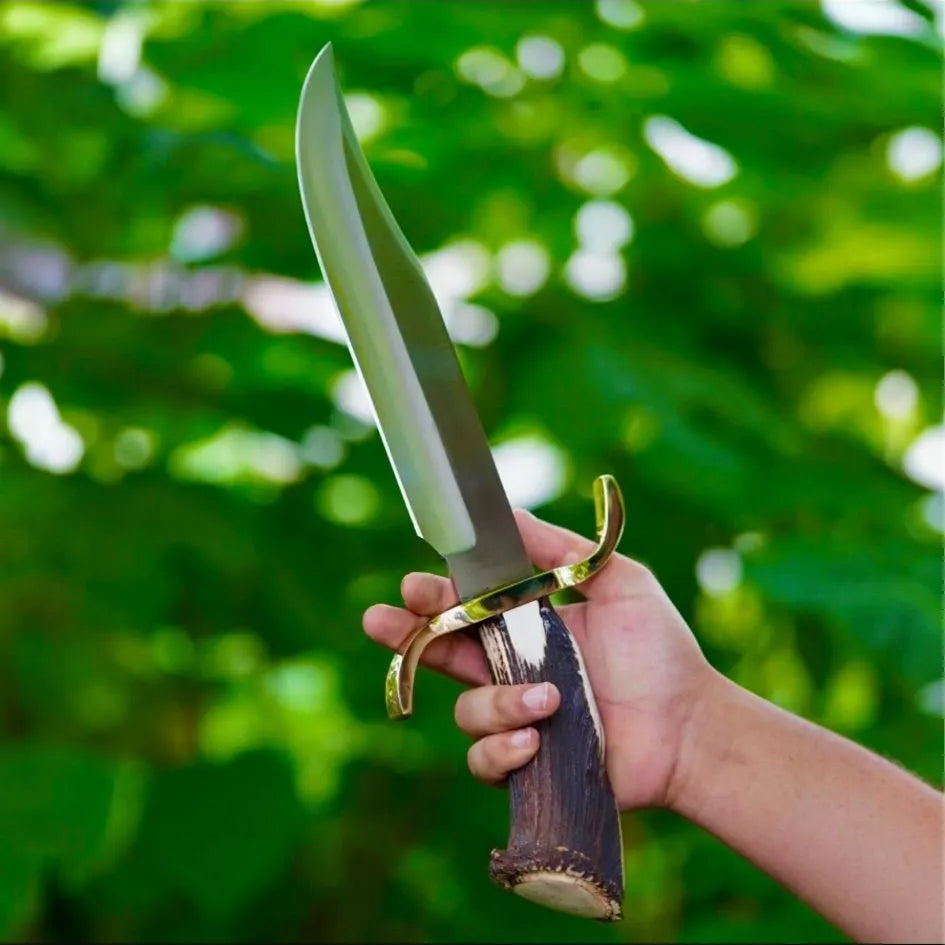 Factory Stagi 16” Original Stag Handle Fixed Blade