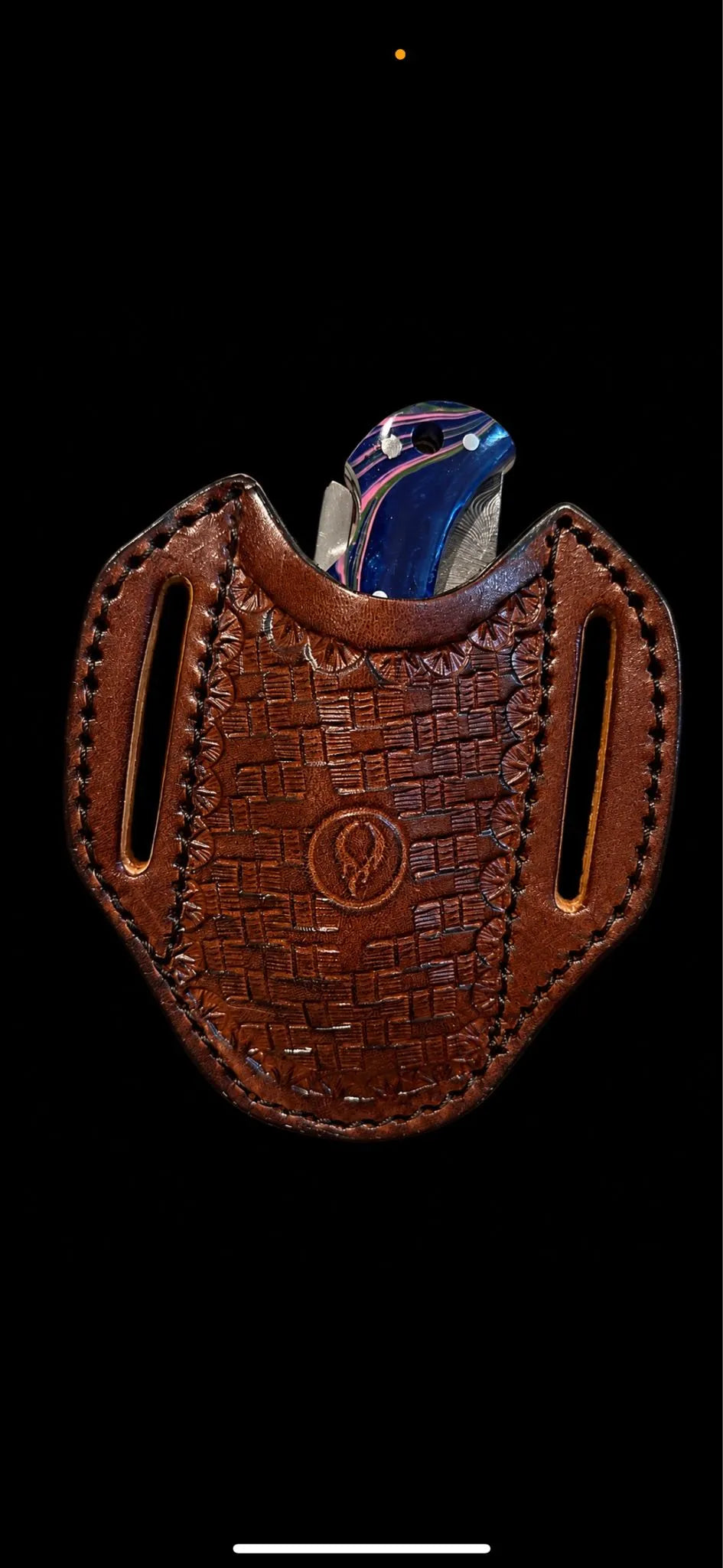 RSR Miami Mahi Damascus Folding Knife