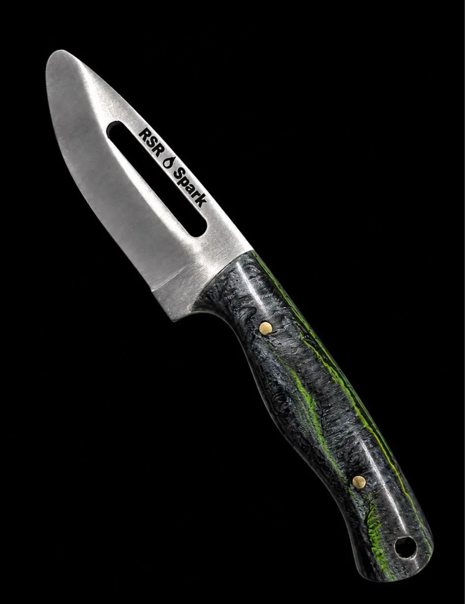 RSR Spark™ Training Knife – Zombie Mahi – 6.5” – Leather Sheath Included