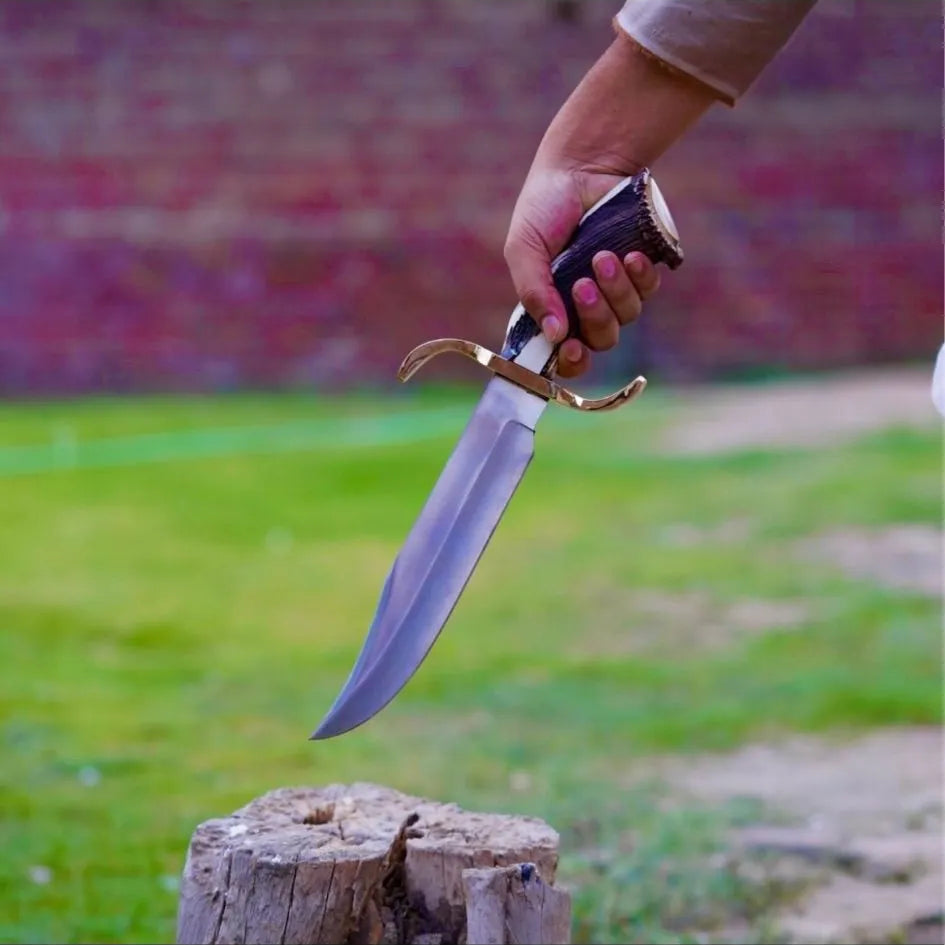 Factory Stagi 16” Original Stag Handle Fixed Blade