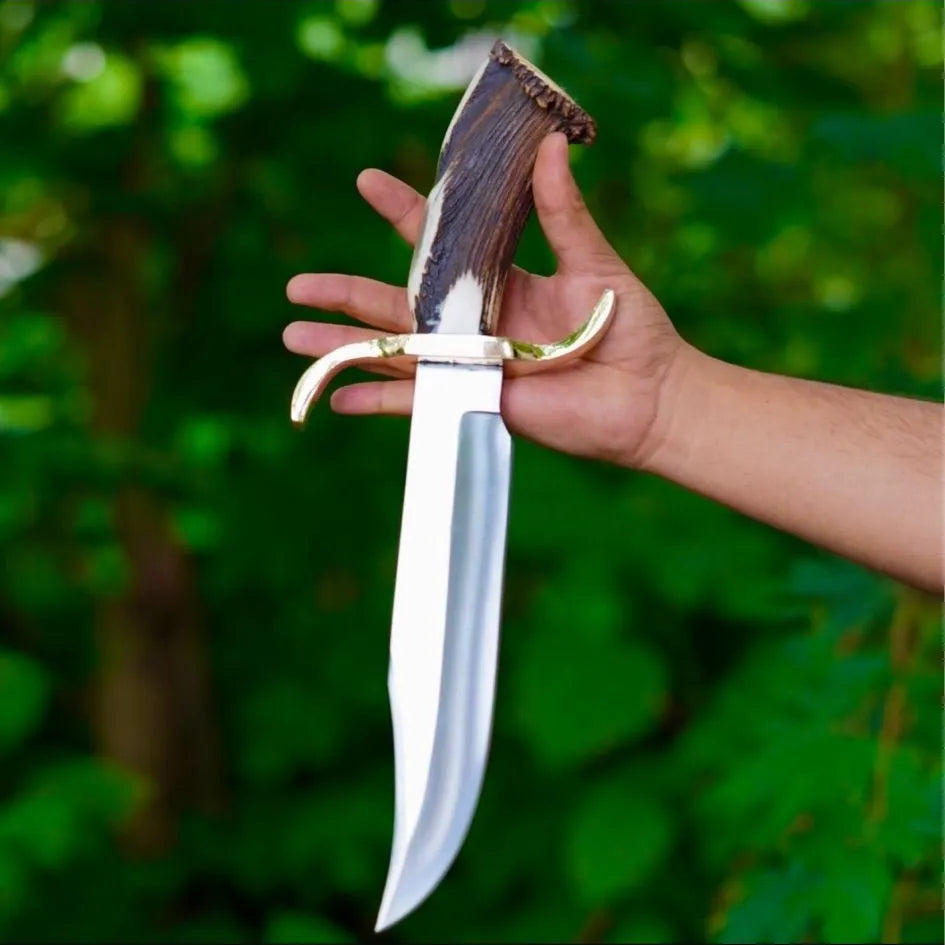 Factory Stagi 16” Original Stag Handle Fixed Blade